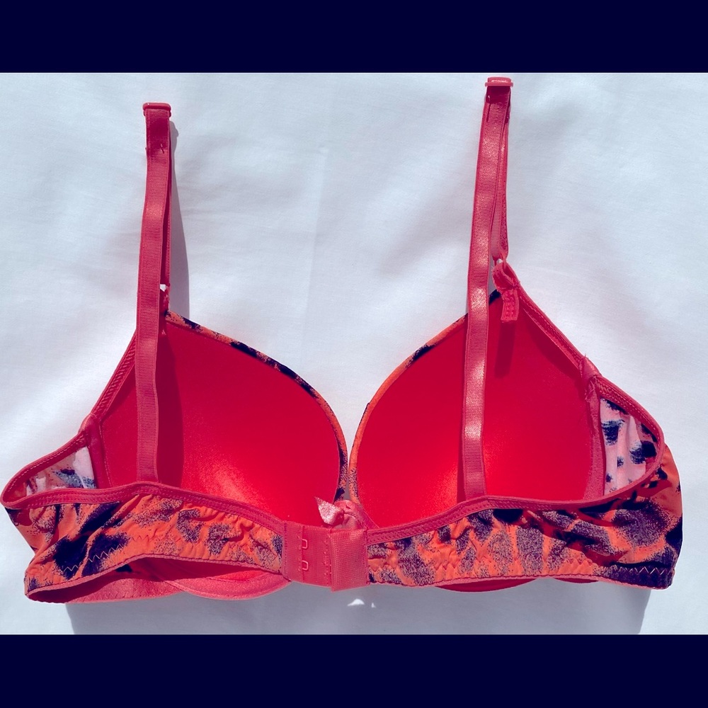 NWT Brazilian Style Women Underwired Padded Sexy 🔥🔥 Bra  Animal Print Medium - Picture 3 of 10
